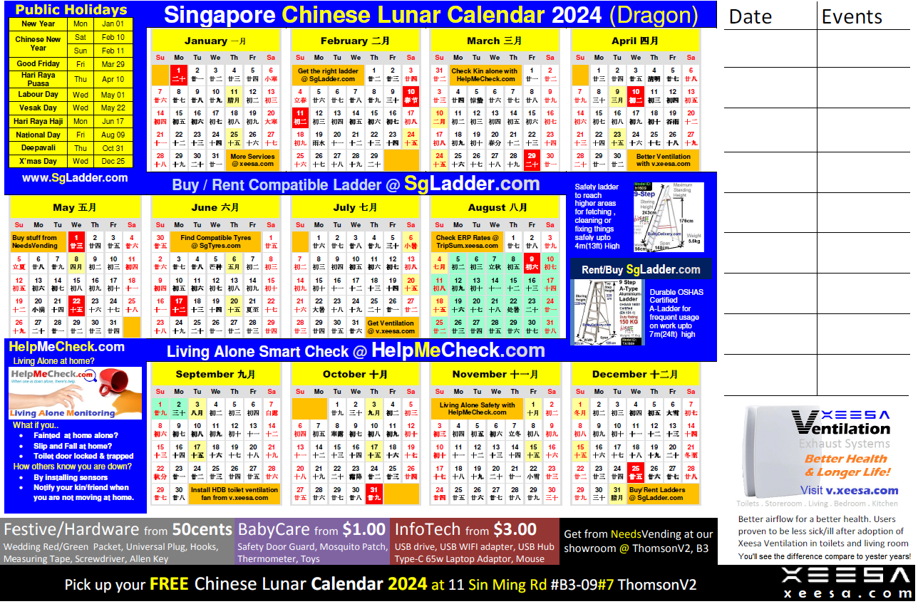 Lunar Calendar 2025 Singapore Pdf Download 